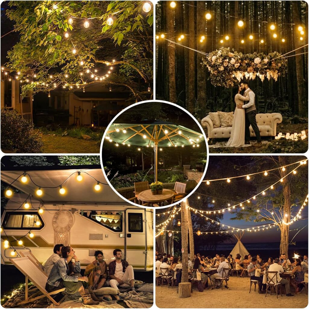 Catena Luminosa Esterno Luci Giardino - 30 Metri