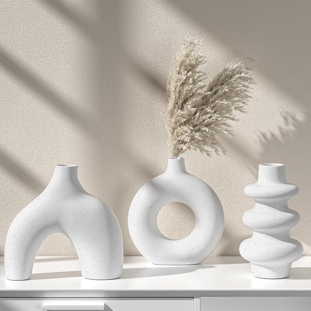 Set di 3 vasi moderni Boho